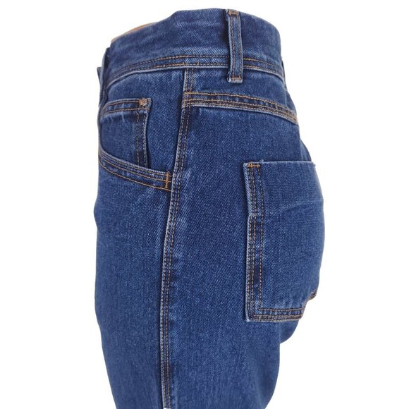 Low Classic Straight-Leg Jeans Size M Womens Indigo Blue $255 - Picture 7 of 16
